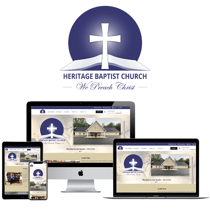 Church Websites developed for online streaming.